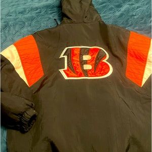 Vintage Cincinnati Bengals Reebok Puffer Jacket